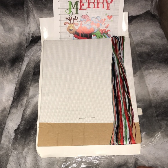 Sunset counted cross stitch merry kissmas #2910 designed by Lorna McRoden 💕 - Picture 4 of 6